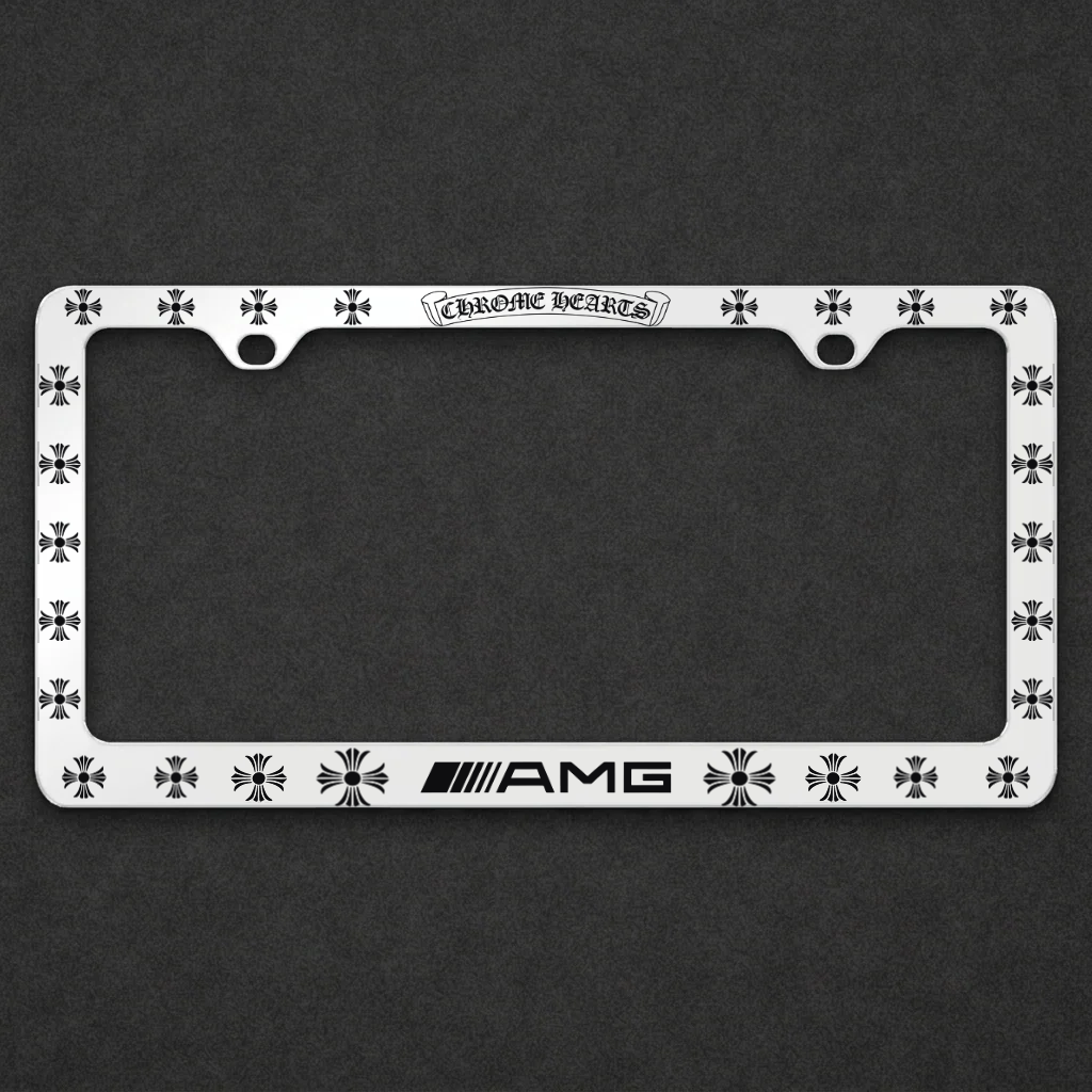 AMG Chrome Hearts Edition frame on a charcoal textured background