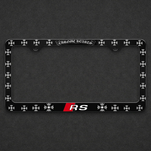 Audi RS Chrome Heart Edition frame on a charcoal textured background