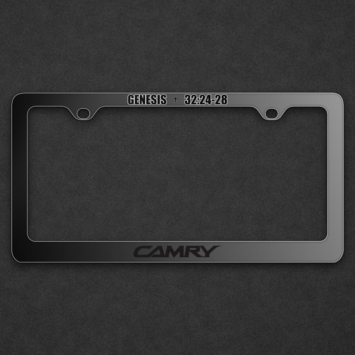 Genesis · Camry License Plate Frame