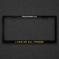 I Can Do All Things License Plate Frame