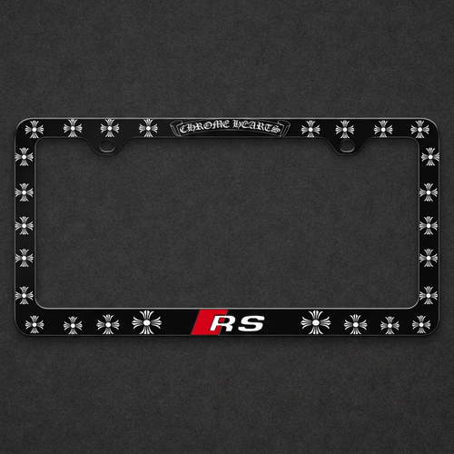 Audi RS Chrome Heart Edition frame on a charcoal textured background