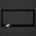 Italian Flag License Plate Frame