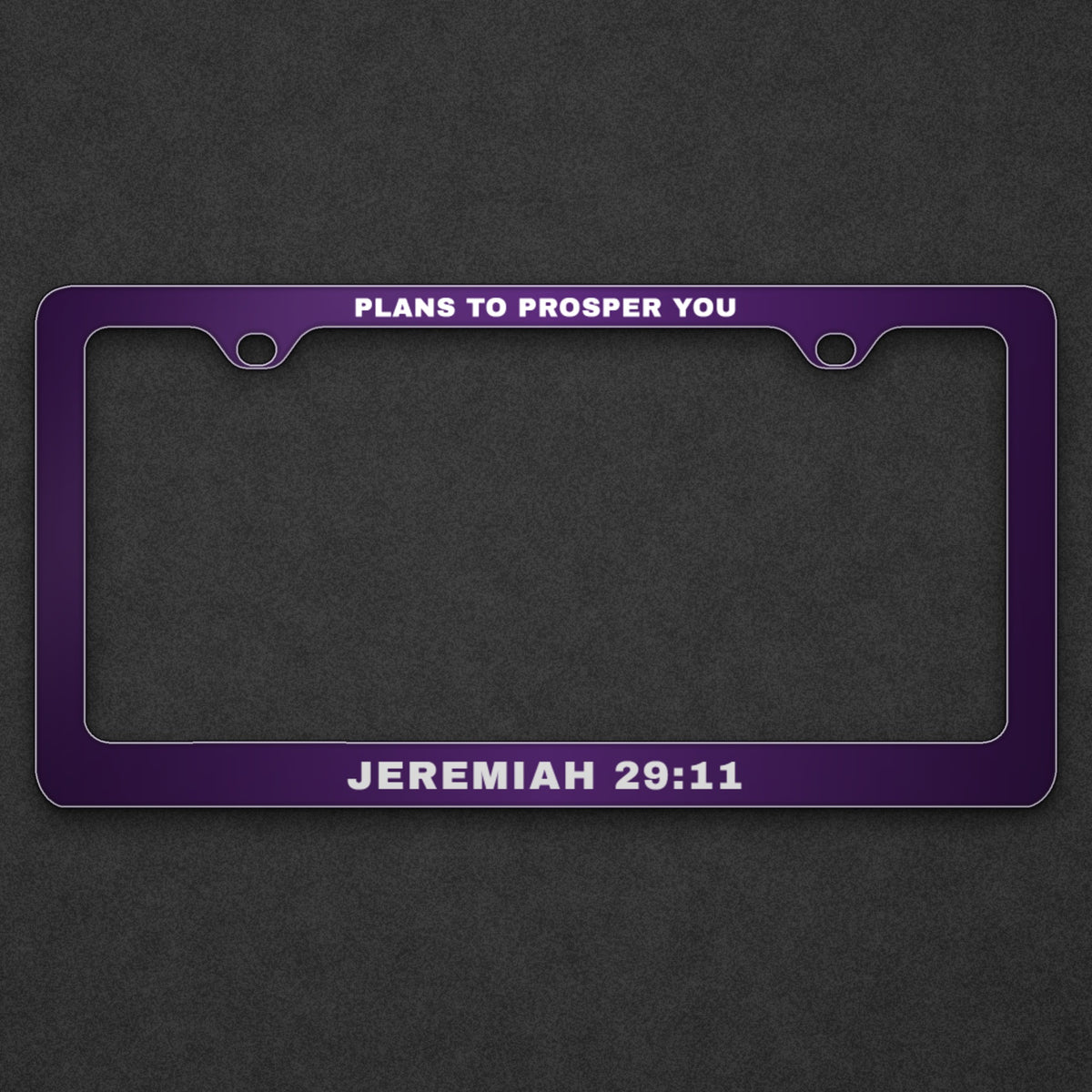 Jeremiah 29:11 License Plate Frame