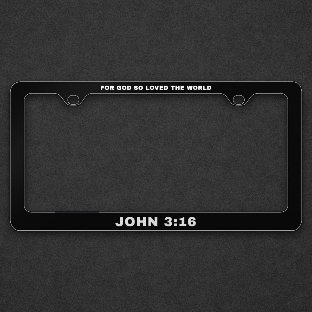 John 3:16 License Plate Frame