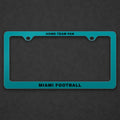 Miami Football License Plate Frame